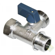Кран 3-х проходной 1/2*3/4*1/2 г/ш/ш шаровый бабочка AQualink