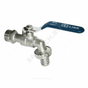 Кран со штуцером 3/4 цинк SANWA GV1006