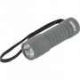 Фонарь светодиодный, серый корпус с мягким покрытие, 9Led, 3хААА, Stern