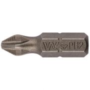 Биты WP, сталь S2, с насечкой, Профи, 25 мм PH2, 20 шт.