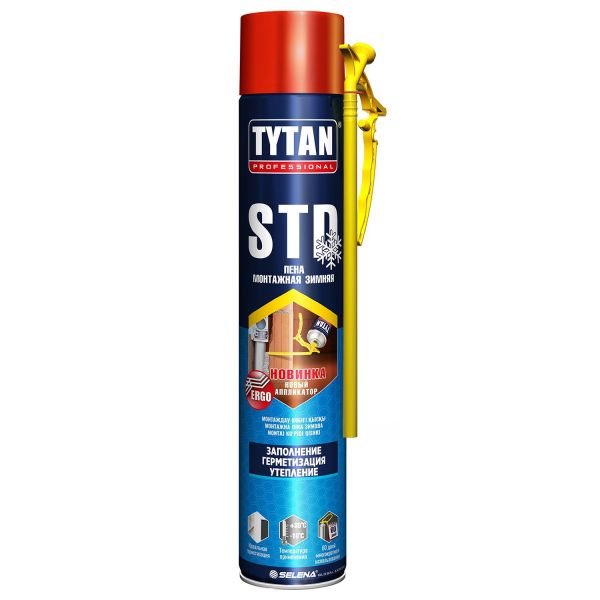 TYTAN Professional STD ЭРГО Пена монтажная зимняя 750 мл