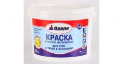 Краска акриловая интерьерная  моющаяся Д-215 1,5кг/Евроведро