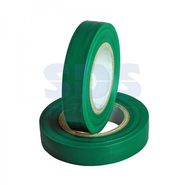 Изолента 19мм*20м зеленая ПРОФ.