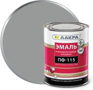 Эмаль ПФ-115 Лакра Серый 1кг Россия