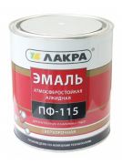 Эмаль ПФ-115 Лакра Вишневый 1кг Л-С