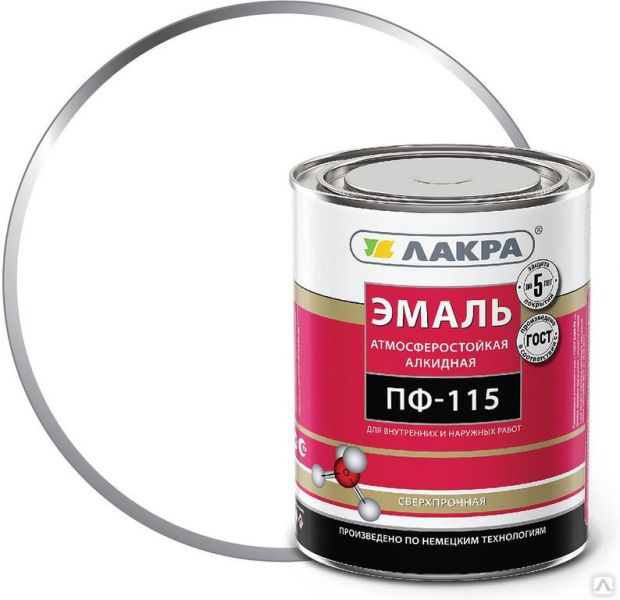 Эмаль ПФ-115 Лакра Белый 2,8кг Л-С