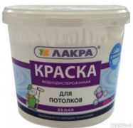 Краска в/д д/потолков (ведро) Белый 3кг Л-С