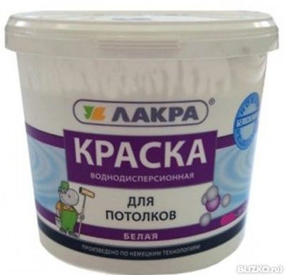 Краска в/д д/потолков (ведро) Белый 3кг Л-С
