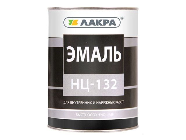 Эмаль НЦ-132 Лакра Белый 0,7кг Россия